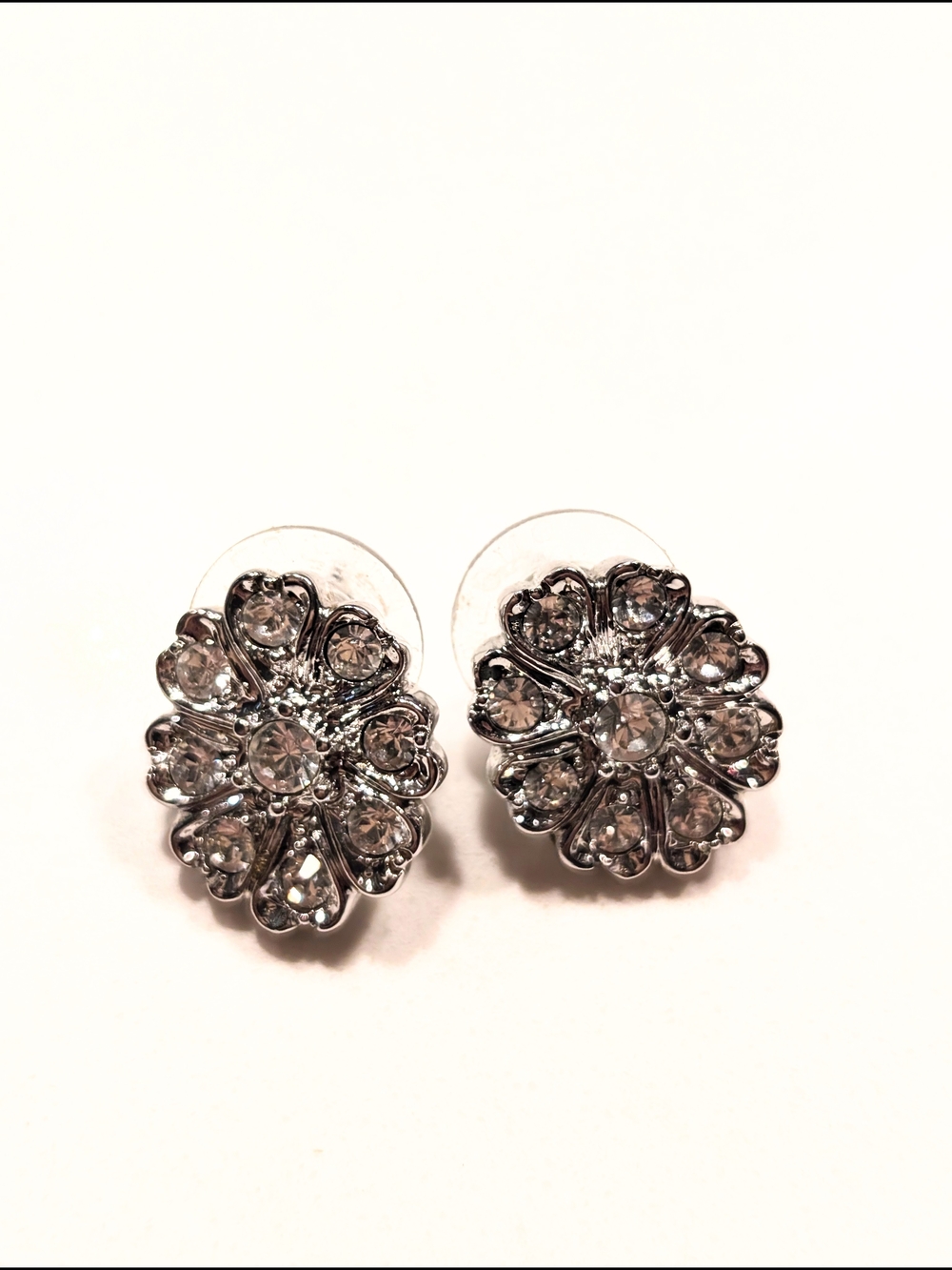 Nolan Miller 90's glamour Collection Crystal Stud Earrings